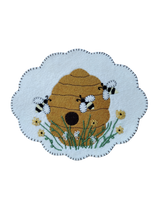 Bee Mat Downloadable Pattern by Rachels of Greenfield