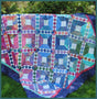 Batik Beauty Quilt Pattern by Upper Canada Quiltworks