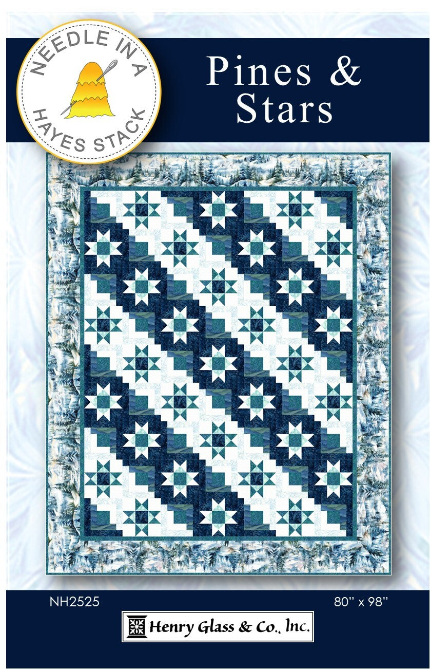 Pines & Stars Downloadable Pattern By Needle In A Hayes Stack