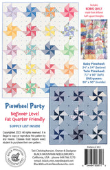 Back of the Pinwheel Party Downloadable Pattern by Black Mountain Needleworks