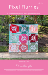 Pixel Flurries Downloadable Pattern by Heart Lake Quilts