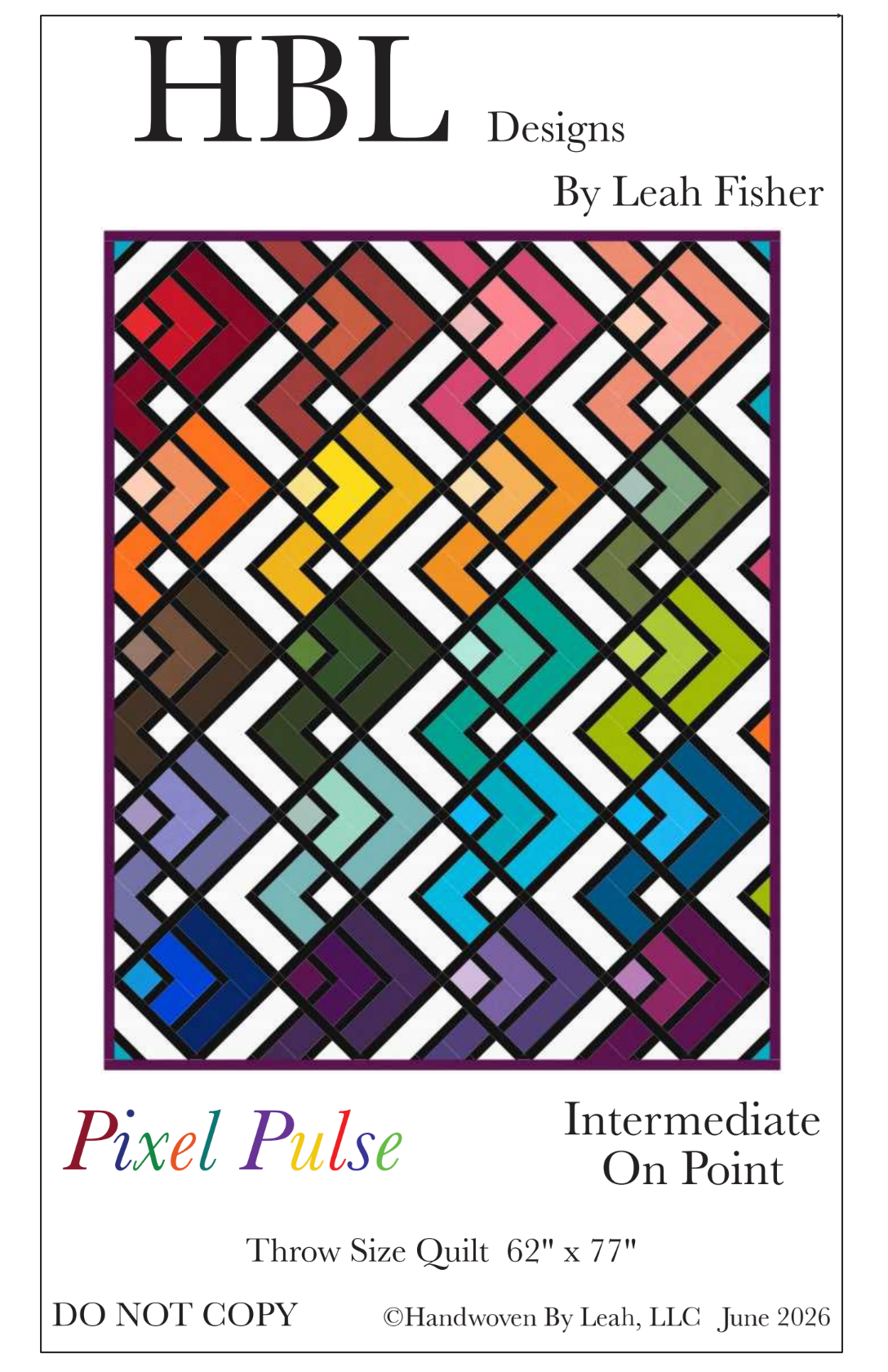Pixel Pulse Downloadable Pattern by Handwoven By Leah