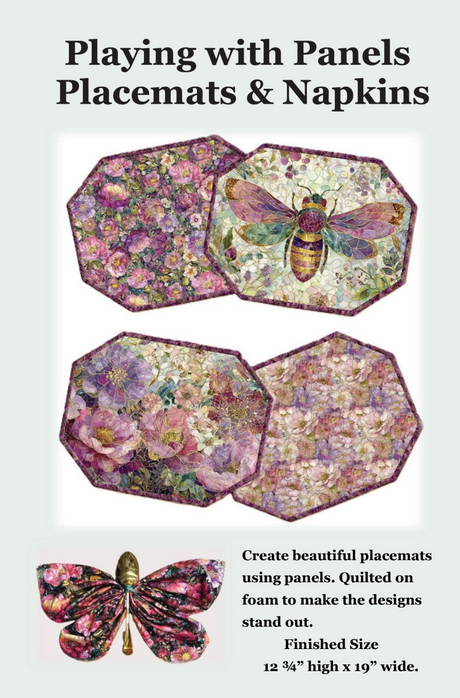 Playing with Panels, Placemats & Napkins Downloadable Pattern by J. Minnis Designs