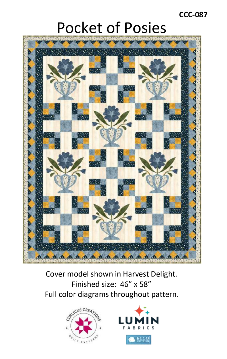 Pocket of Posies Downloadable Pattern by Curlicue Creations