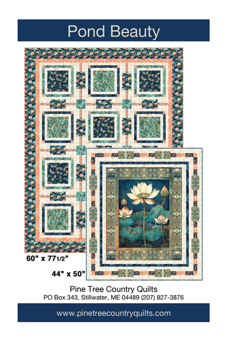 Pond Beauty Downloadable Pattern by Pine Tree Country Quilts