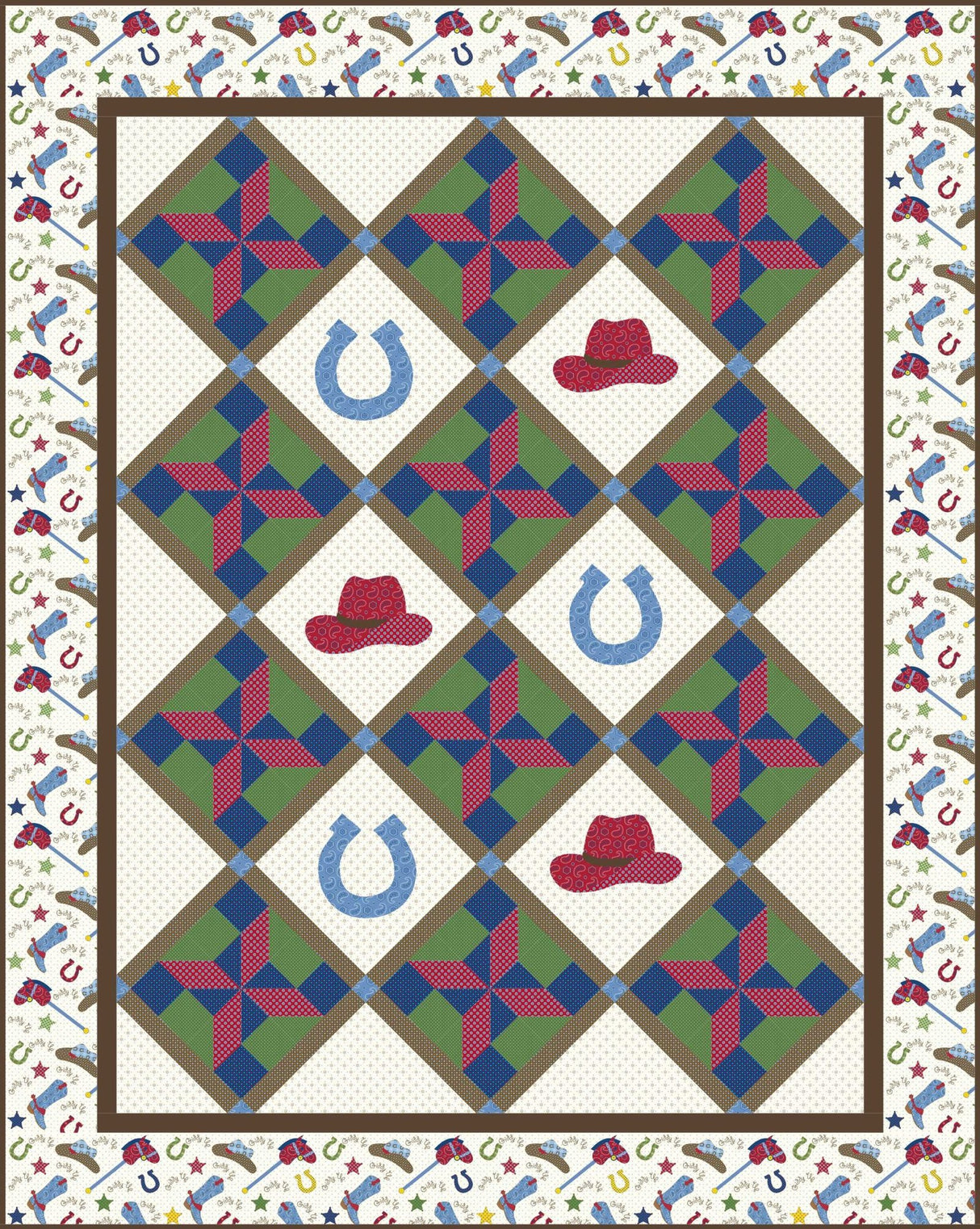 Pony Club Downloadable Pattern by Upper Canada Quiltworks