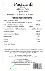 Back of the Postcards Downloadable Pattern by Quilting Renditions