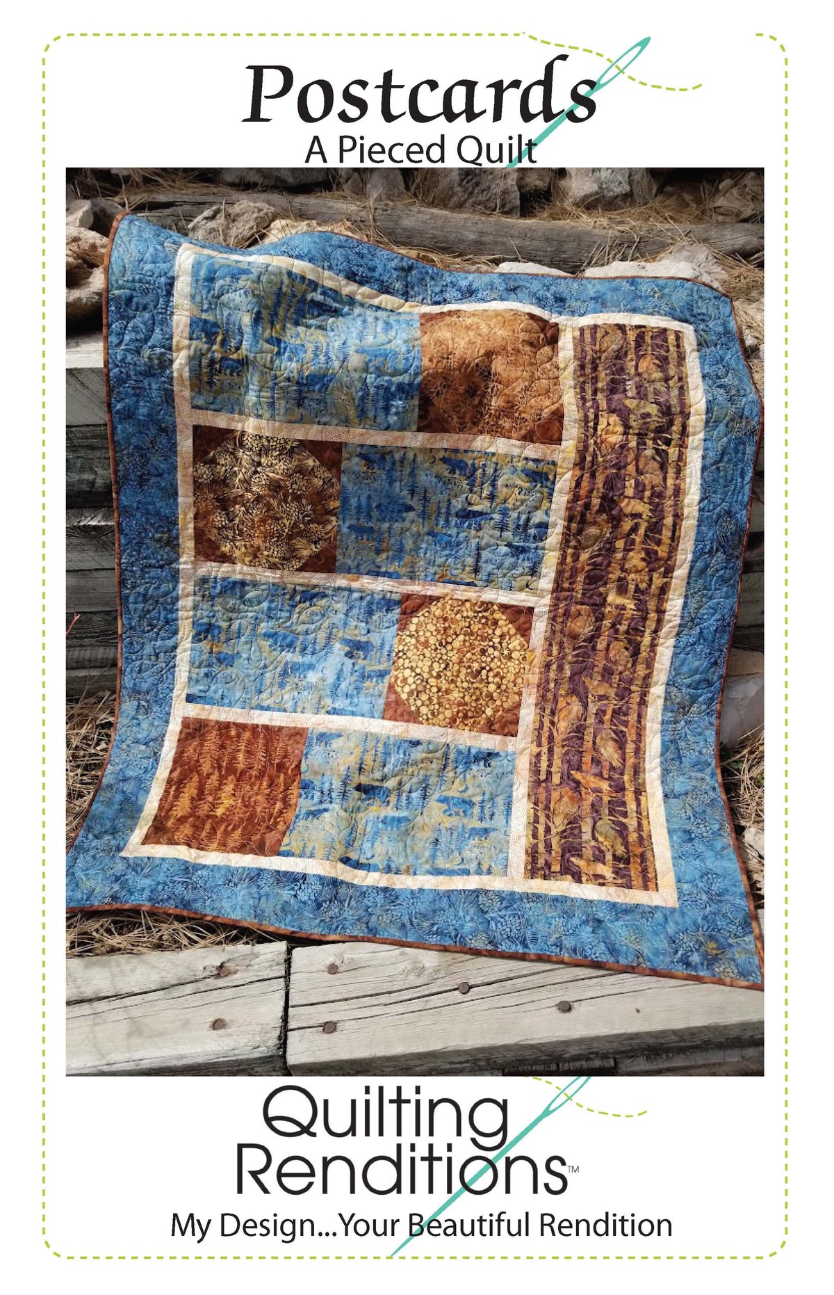Postcards Downloadable Pattern by Quilting Renditions