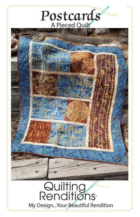 Postcards Downloadable Pattern by Quilting Renditions