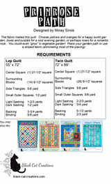 Back of the Primrose Path Downloadable Pattern by Black Cat Creations