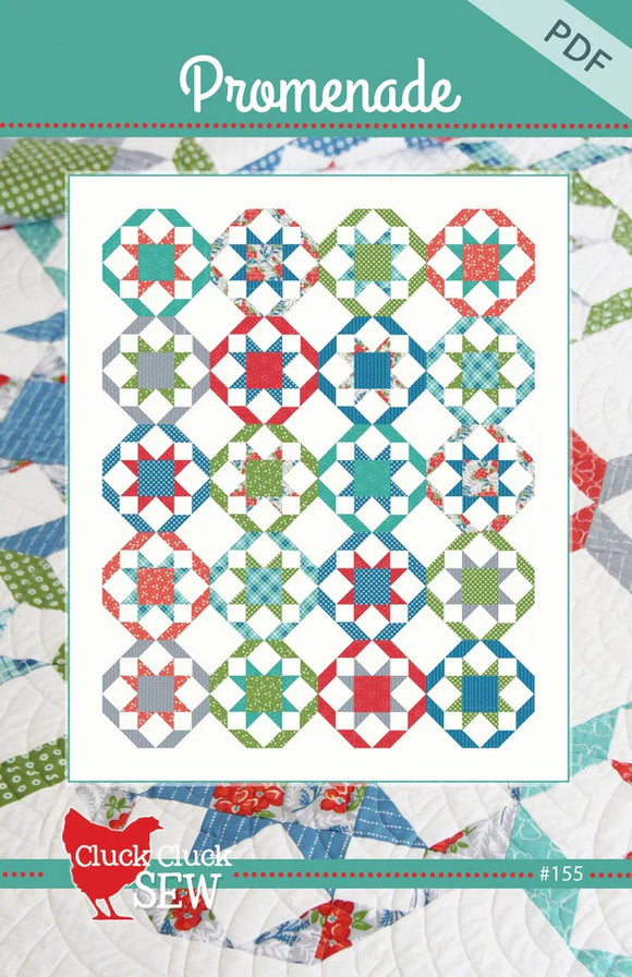 Promenade Quilt Pattern by Cluck Cluck Sew