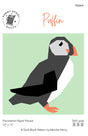 Puffin Quilt Block Downloadable Pattern by Penny Spool Quilts Pattern