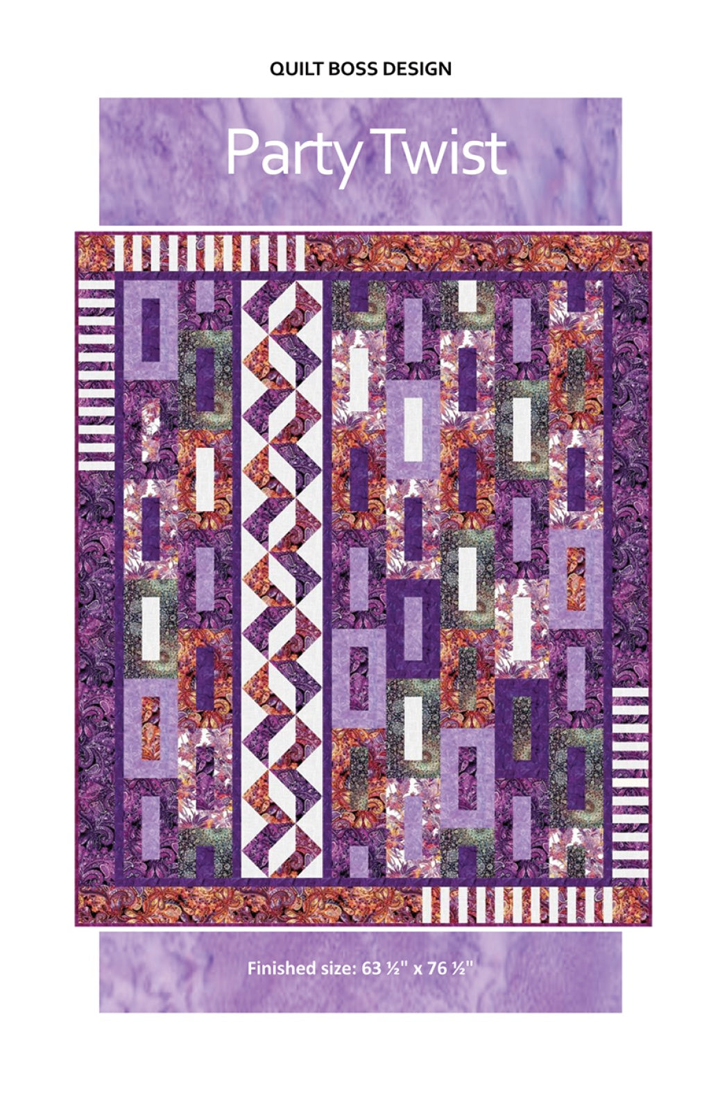 Party Twist Quilt Pattern by Quilt Boss Design