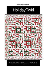 Holiday Twirl Quilt Pattern by Quilt Boss Design