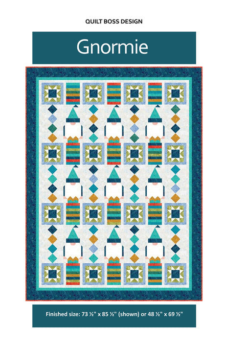 Gnormie Quilt Pattern by Quilt Boss Design