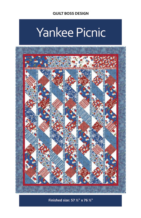 Yankee Picnic Quilt Pattern by Quilt Boss Design