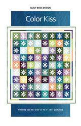 Color Kiss Quilt Pattern by Quilt Boss Design