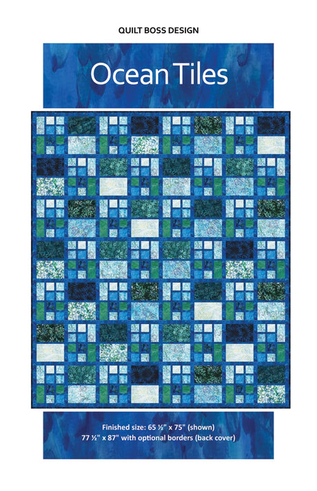 Ocean Tiles Quilt Pattern by Quilt Boss Design