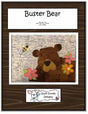 Buster Bear Mug Rug Pattern by Quilt Doodle Designs