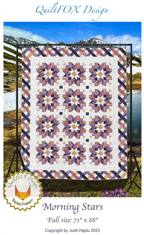 Morning Stars Quilt Pattern by QuiltFox