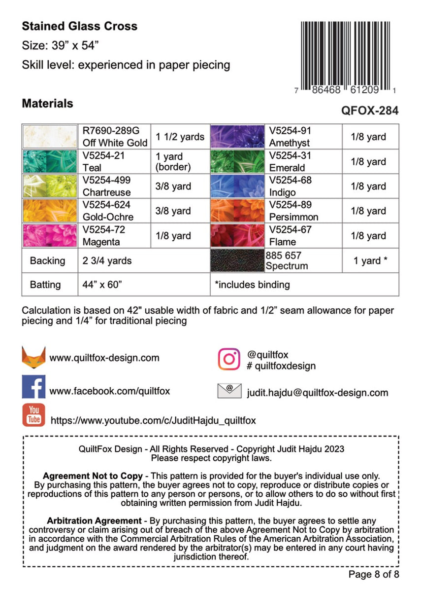 Stained Glass Cross Quilt Pattern Quilting Books Patterns And Notions stained-glass-cross-quilt-pattern-quilting-books-patterns-and-notions