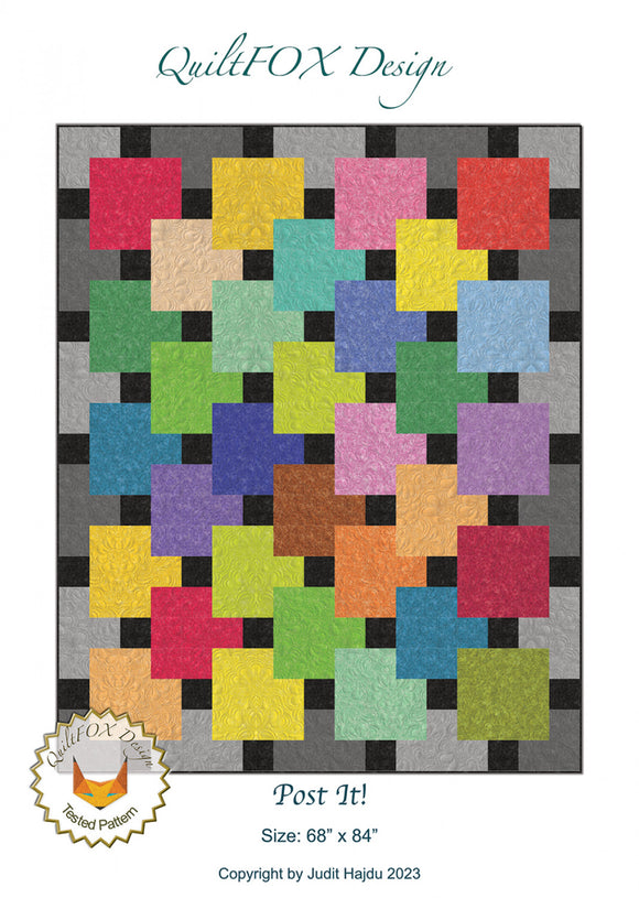 Post It Quilt Pattern by QuiltFox