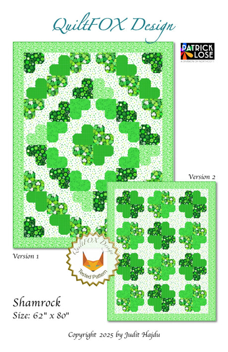 Shamrock Quilt Pattern by QuiltFox