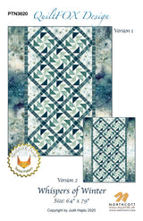 Whispers of Winter Quilt Pattern by QuiltFox