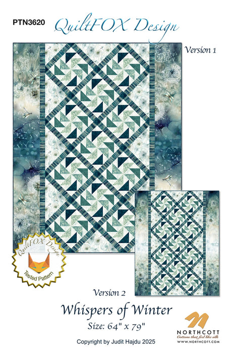 Whispers of Winter Quilt Pattern by QuiltFox
