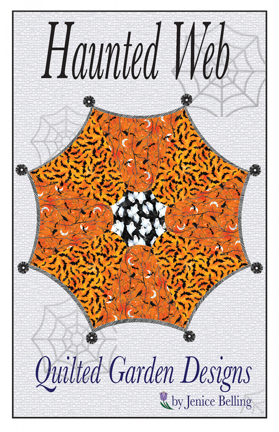 Haunted Web Quilt Pattern by Quilted Garden Designs