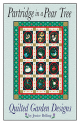 Partridge in a Pear Tree Quilt Pattern by Quilted Garden Designs