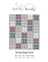 Simply Sage Quilt Pattern by Quilted Heartz