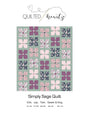 Simply Sage Quilt Pattern by Quilted Heartz