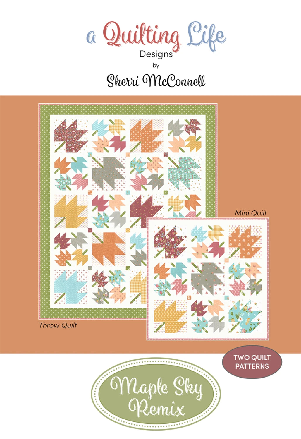 Maple Sky Remix Quilt Pattern by Quilting Life Designs