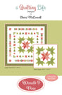 Wreath & Pine Quilt & Table Topper Quilt Pattern by Quilting Life Designs