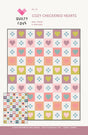 Cozy Checkered Hearts Quilt Pattern by Quilty Love