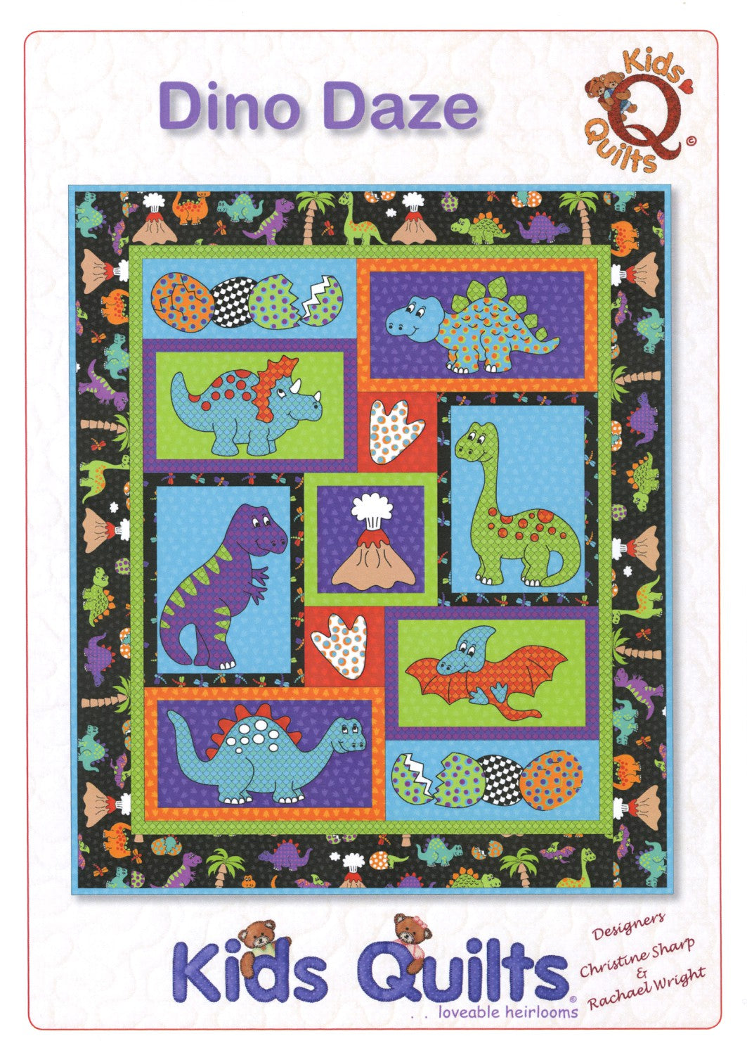 Dino Daze Quilt Pattern – Quilting Books Patterns and Notions