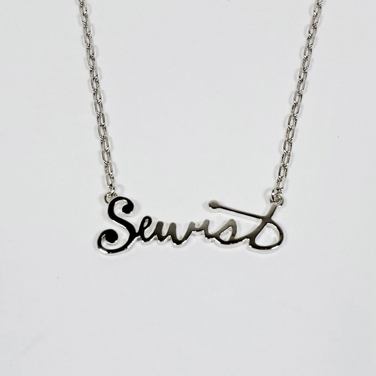 Sewist Necklace Silver by Quilt Spot