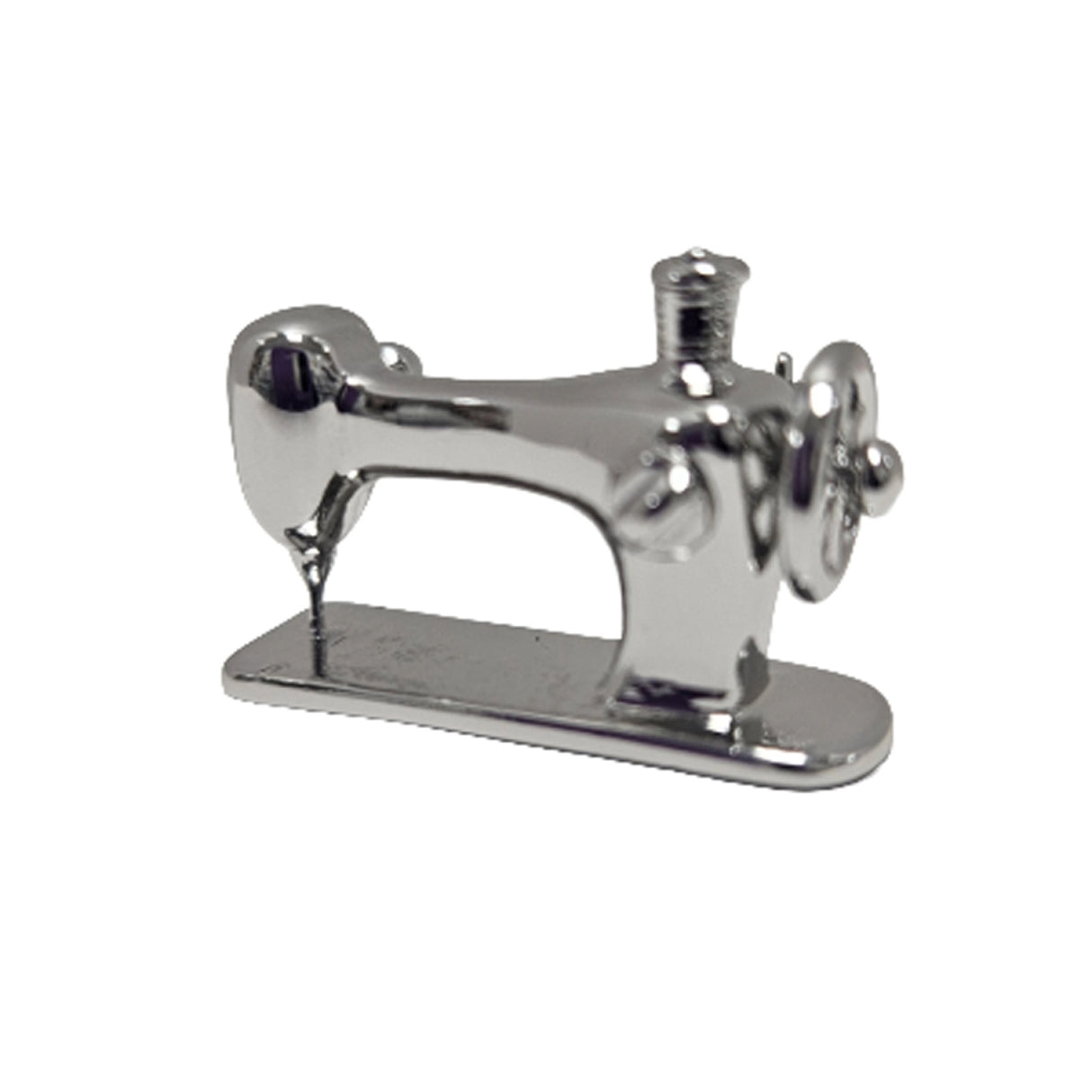 Sewing Machine Brooch Pin Silver by Quilt Spot