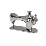 Sewing Machine Brooch Pin Silver by Quilt Spot
