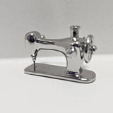 Back of the Sewing Machine Brooch Pin Silver by Quilt Spot
