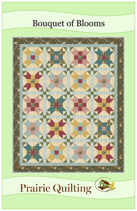 Bouquet of Blooms Quilt Pattern by Prairie Quilting