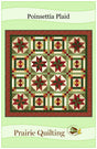 Poinsettia Plaid Quilt Pattern by Prairie Quilting