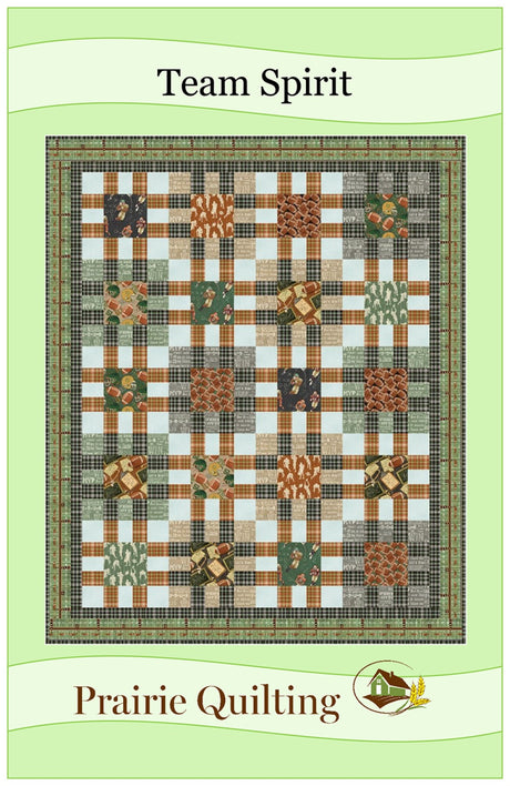 Team Spirit Quilt Pattern by Prairie Quilting