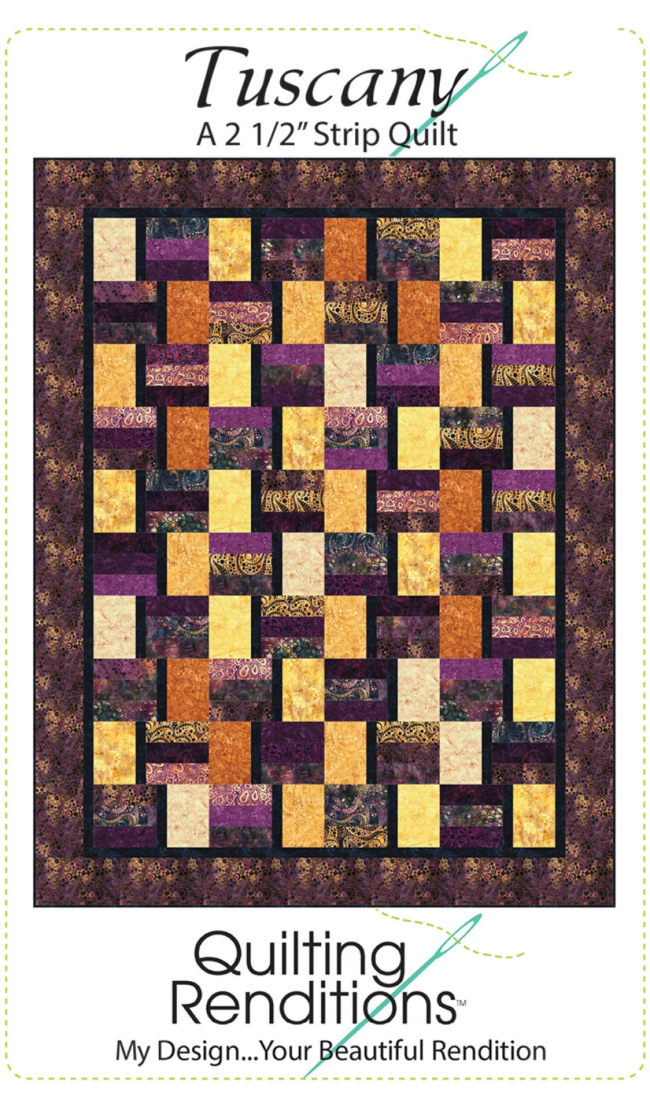 Tuscany Quilt Pattern by Quilting Renditions