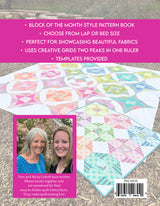 Back of the Bedazzled Pattern Booklet by Quilt Room, Pam and Nicky Lintott