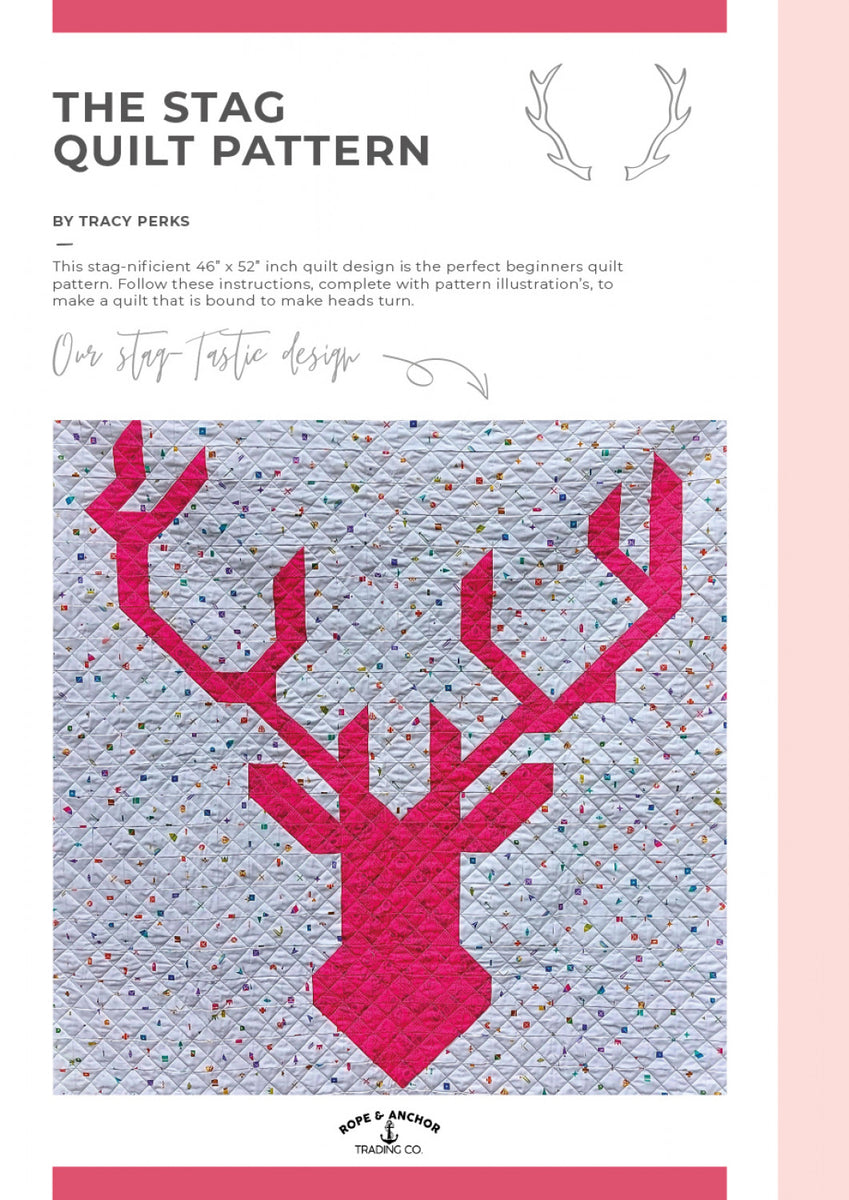 The Stag Quilt Pattern – Quilting Books Patterns And Notions