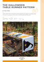 Halloween Table Runner Pattern - Rope and Anchor Trading Co - 73½" x 13½"