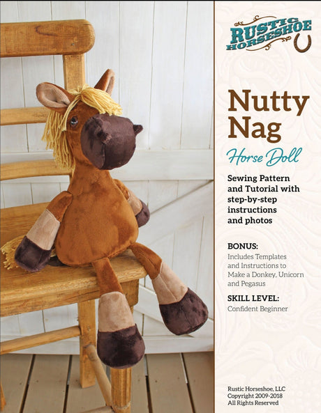 Nutty Nag Horse Pattern by Rustic Horseshoe