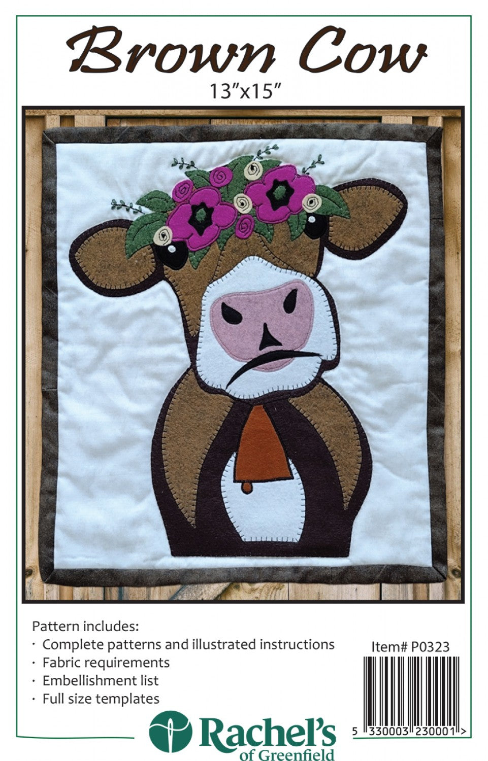 Brown Cow Wall Quilt Pattern – Quilting Books Patterns and Notions